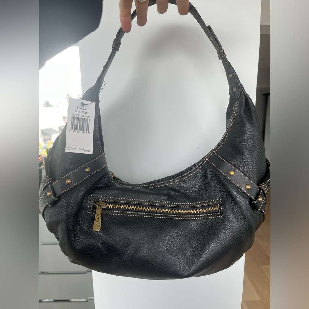 Max New York hobo/crescent shape/saddle bag